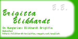 brigitta blikhardt business card